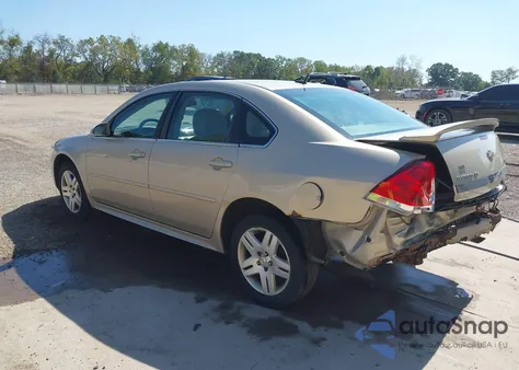 2011 Chevrolet Impala Lt из США, поврежденный, VIN 2G1WB5EK4B1266293